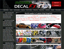 Tablet Screenshot of decalfx.com